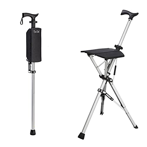 Ta-Da® Seat Stick / Chair Series I The Walking Stick That Converts To A Tripod Seat - Capacity 100 Kg N 15.7 stone